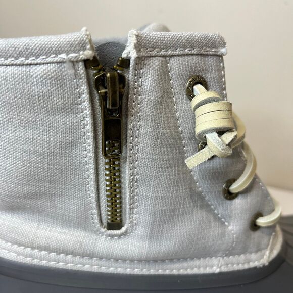 Sperry Saltwater Canvas Rain Boot Grey Women’s Duck Boot size 8 - Picture 5 of 7